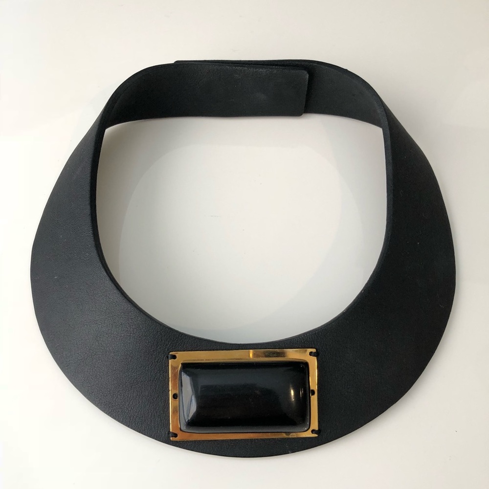 Marni Leather and Horn Choker